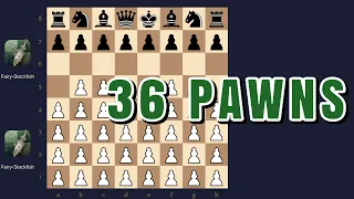 Why White Has 36 Pawns?