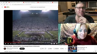 Whitney Houston National Anthem REACTION BY PODCASTER LINDSEY & Brett Douglas