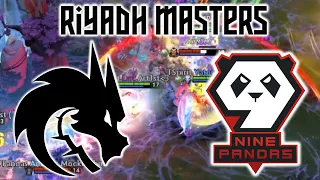 MID MEEPO vs STORM SPIRIT IN DECIDER GROUP !! TEAM SPIRIT vs 9 PANDAS - RIYADH MASTERS DOTA 2