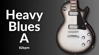 Heavy Blues Groove Guitar Backing Track in A Major