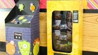 How to Make a Doll Vending Machine - Doll Crafts