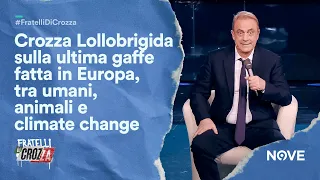 Crozza Lollobrigida sulla ultima gaffe fatta in Europa, tra umani, animali e climate change