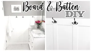 DIY Board & Batten | BUDGET FRIENDLY