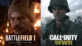 Call of Duty WWII vs Battlefield 1 | Visual & Audio In-Depth Comparison