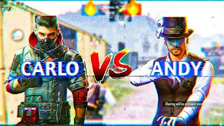 Andy V⚡S Carlo Tdm Gameplay Bgmi And Aim Assist😈Off Because Inspired By @STAR Captain #Shorts Bgmi