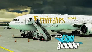 Male' (MLE) → Dubai (DXB) | Emirates Boeing 777-300 ER | Microsoft Flight Simulator