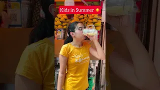 Kids 🍦vs Legends ☕️ in Summer 😂 #priyalkukreja #shorts #ytshorts