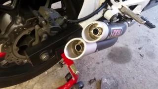 Honda NC 700 S stock pipe vs no exhaust vs IXIL Dual Hyperflow