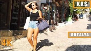 KAŞ, ANTALYA TURKEY WALKING TOUR 4K | Turkey Travel Guide 2023