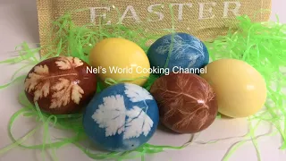 EASTER EGGS without chemicals. How to dye eggs beautifully - Easter 2024 - No chemicals