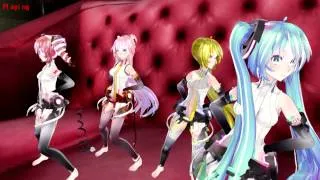 【MMD】Poker Face - Miku,Luka,Teto,Neru 【Downloads】