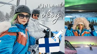 I stayed in a GLASS IGLOO & saw the NORTHERN LIGHTS | LAPLAND FINLAND VLOG
