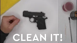 Sig Sauer p238 Cleaning and Partial Disassembly | Basic Gun Maintenance