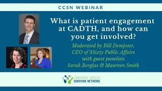 WEBINAR: What is patient engagement at CADTH, and how can you get involved?