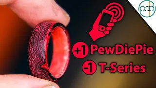 Making a Ring that Subscribes you to PewDiePie & UnSubs T-Series using NFC
