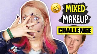 ♦ MIXED MAKEUP #CHALLENGE! 😂 ♦ Agnieszka Grzelak Beauty