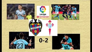 Resumen y análisis Levante 0 - Celta 2