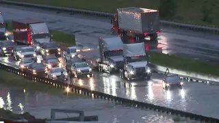 Heavy rain, flooding causes massive road delays in Huntsville