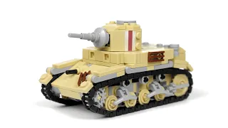 Building a Lego M3 Stuart Tank
