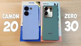 TECNO CAMON 20 PRO VS INFINIX ZERO 30 - ЧТО ВЫБРАТЬ? ПОЛНОЕ СРАВНЕНИЕ!