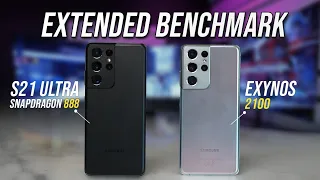 Galaxy S21 Ultra | Snapdragon vs Exynos Extended Benchmark TEST.