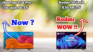 OnePlus TV Y1S Pro 50 inch 4k TV vs Redmi Smart TV X50 | 50Y1S Pro vs L50M6-RA #y1sprovsl50m6ra