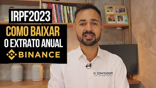 BINANCE - COMO BAIXAR O EXTRATO DE TRADES DO ANO 2022