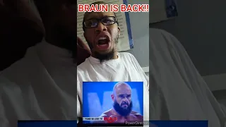 Live REACTION: BRAUN STROMAN RETURNS TO WWE!!  😮😮🔥🔥