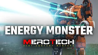 I built an Energy Weapon Monster - Mechwarrior 5: Mercenaries MercTech Episode 13