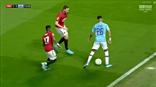 Riyad Mahrez vs Manchester United (A) 2019/20