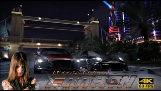 Need For Speed Carbon Remastered Rose Largo's Porsche 911 GT2 VS Darius and Stacked Deck 1440p 60fps