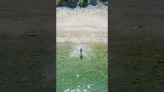 Ein Strand 🏖 in Rimini in Italien ganz für uns allein - auch so etwas gibt es! Wir staunen 😯