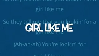 GIRL LIKE ME By Black Eyed Peas & Shakira (Karaoke Style Lyrics)