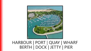 Harbours, Ports, Quays, Wharves, Berths, Docks, Jetties & More.