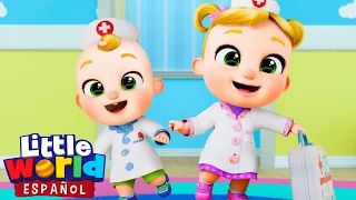 Jueguemos A Ser Doctores | 🎤 Canciones Infantiles 🎶 Little World En Español 👶🏻🌎