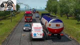 World's Fastest Ambulance | Euro truck simulator 2 with mod | Mercedes Benz Van driving