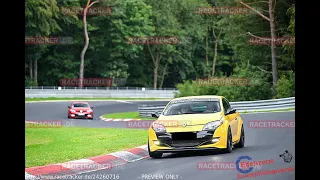 Nürburgring Nordschleife TF Mégane 3 RS Cup X2 Clio rs Touristenfahrten 31 08 2023