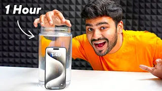 iPhone 15 Pro Max Water Test: 1 Hour Challenge & Results (Hindi)