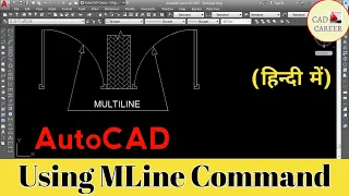 How To Create MultiLine in AutoCAD || Multiline command | MLINE COMMAND IN AUTOCAD