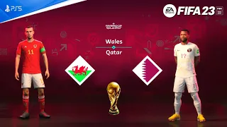 FIFA 23 - Wales vs. Qatar - FIFA World Cup Qatar Final | PS5™ Gameplay [4K 60FPS] Next Gen