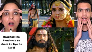 Mahabharat | ep 107 part 2 | Draupadi to marry the Pandavas | Pakistani Reaction