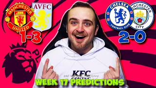 PREMIER LEAGUE 2020/21 WEEK 17 PREDICTIONS! [NEW YEARS DAY!]