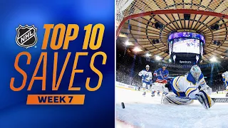 Top 10 Saves from Week 7 | 2023-24 NHL Season