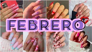 Tendencia en Uñas Febrero 2024🍭💖Moda de Uñas Acrílicas para 14 de Febrero 💌💘😍#uñas #acrylicnails