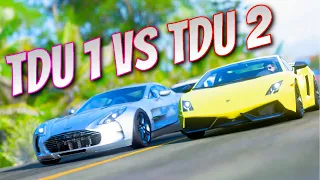 Test Drive Unlimited 1 VS TDU 2 COVER CARS... in Forza Horizon 5