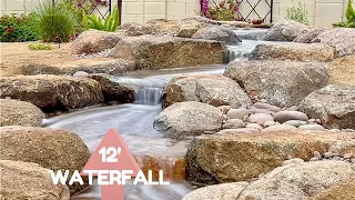 12' Pondless Waterfall in Arizona Backyard! Wait until you see this COMPLETE backyard MAKEOVER
