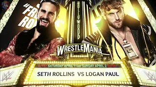 Logan Paul VS Seth Rollins WWE WrestleMania 39 🔥Highlights🔥