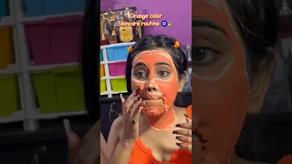 orange color skincare routine 🧿💫#youtube #shortvideo #ytshorts #youtubeshorts #trending #viral #yt