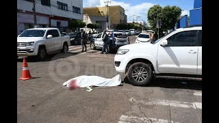 Imagens mostram momento em que idoso é atropelado no centro