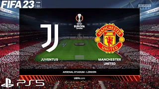 FIFA 23 | Juventus vs Manchester United - UEFA Europa League - PS5 Full Gameplay